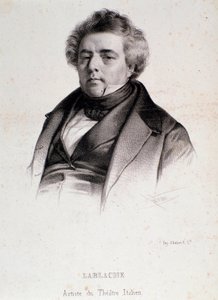 Portrait of Luigi Lablache by Anonymous Anonymous