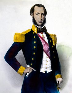 Portrait of Maximilian I, Emperor of Mexico (1832-1867) (engraving) by Anonymous Anonymous