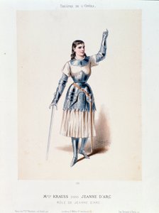 Portrait of Miss Krauss, in the opera Joan of Arc at the Bucher by Honegger by Anonymous Anonymous