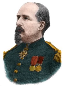 Portrait of Pierre Philippe Denfert Rochereau (1823-1878) French colonel. by Anonymous Anonymous