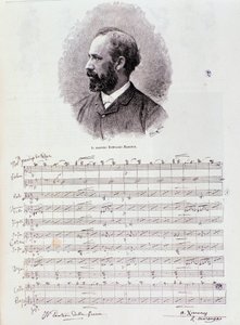 Portrait of Romualdo Marenco (engraving) by Anonymous Anonymous