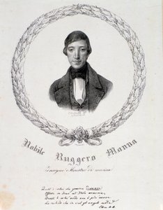 Portrait of Ruggero Manna by Anonymous Anonymous