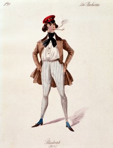 Portrait of a Student, from La Boheme by Puccini by Anonymous Anonymous
