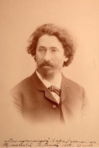 Portrait of the artist Ilya Iefimovitch Repine by Anonymous Anonymous