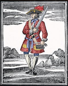 Portrait of the Pirate Jack Rackham, Also Known as Calico Jack by Anonymous Anonymous