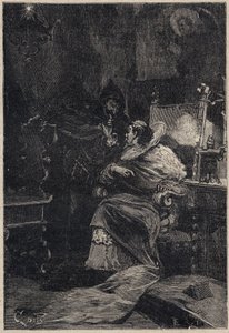 Rodrigo Borgia and Ascanio Maria Sforza Visconti - engraving from 