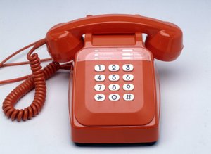 S63 Orange Plastic Key Phone by Anonymous Anonymous