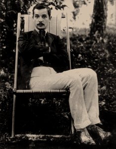 Portrait of the poet Sasha Chorny (1880-1932)
