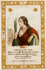 Saint Bibiana (engraving)