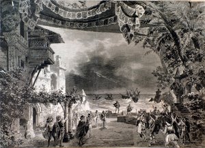 Scenography of Otello, opera by Giuseppe Verdi by Anonymous Anonymous