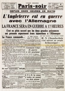 Second World War (1939-1945) - World War II (WWII or WW2): Paris Evening of September 4 by Anonymous Anonymous