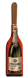 Small advertising fan, object derived from promotion of Vermouth brand Cinzano by Anonymous Anonymous