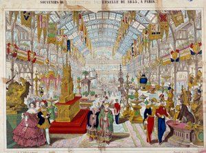 Souvenirs of the Universal Exhibition of 1855 in Paris Engraving around 1855. Paris, Musee Carnavalet