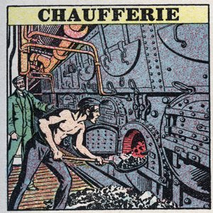 Steam generators: boiler room. Anonymous illustration from 1925. Private collection. by Anonymous Anonymous