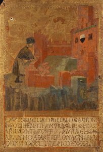 Stone Cutter Building a Castle by Anonymous Anonymous