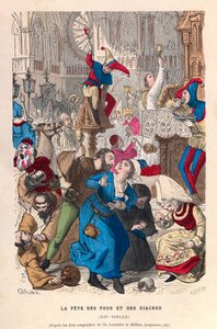 The Feast of Fools and Deacons at Paris 16th Century