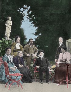 The Italian composer Giuseppe Verdi (1813-1901) in Sant
