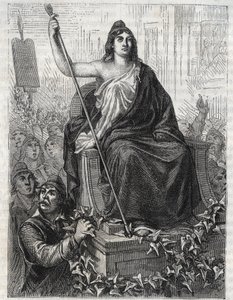 The Procession of the Goddess of Reason by Anonymous Anonymous