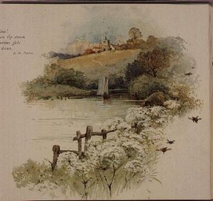 The Stream, Victorian Book Illustration by Anonymous Anonymous