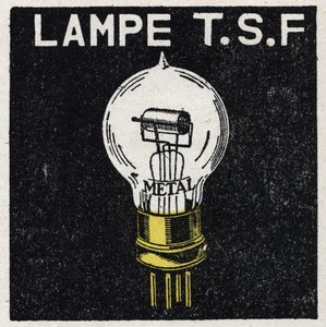 The T.S.F.: T.S.F. Lamp. Anonymous Illustration of 1925. Private Collection. by Anonymous Anonymous