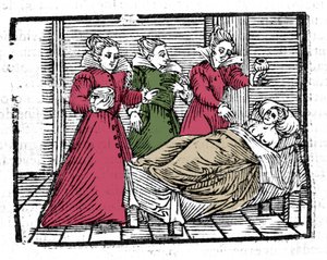 The death of the witch in 