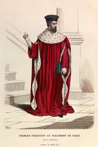 First President of the Parliament of Paris in the 16th century by Anonymous Anonymous