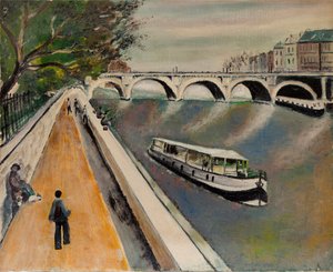 The new bridge in Paris in 1950 by Anonymous Anonymous