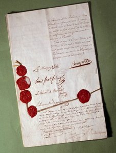 Treaty of Campoformio Signed by Napoleon Bonaparte