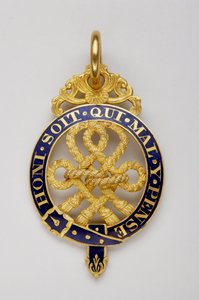 Order of the Garter: Insignia of Gentleman-Bailiff of the Black Stick by Anonymous Anonymous
