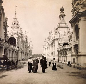 Universal Exposition of 1900 in Paris: Esplanade des Invalides by Anonymous Anonymous