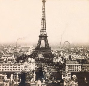 Universal Exposition of 1900 in Paris: Panoramic view of the Champs de Mars - private collection