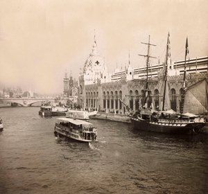 Universal Exposition of 1900 in Paris: The palace of the armies of land and sea