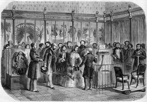 Visit of Sophie of Württemberg (1818-1879), Queen of Holland, to Paris