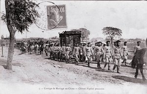 Wedding Cortege in China - Photography of the Beginning of the 20th Century - Private Collection by Anonymous Anonymous