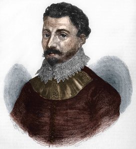 Portrait of Sir Francis Drake, English navigator and privateer