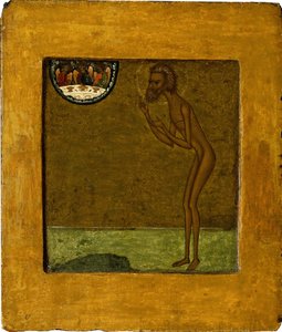 Basil the Blessed by Anonymous Russian icon painter