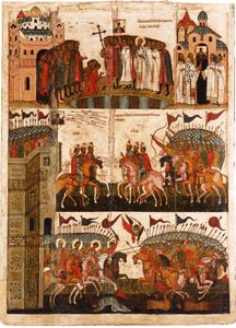 Battle between the Novgorodians and Suzdalians, Mid of the 15th century