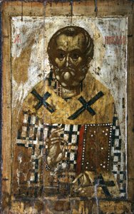 Saint Nicholas by Anonymous Russian icon painter