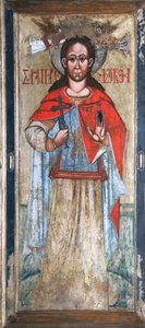 Saint Paraskeva Pyatnitsa, Early 17th century by Anonymous Russian icon painter