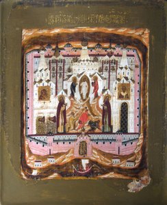 Saints Zosima and Savvatiy of Solovki by Anonymous Russian icon painter