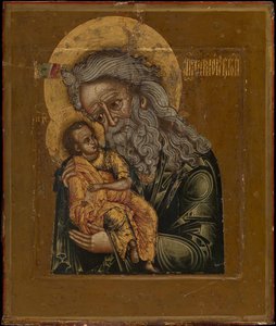 Simeon the God-Receiver, 1800 by Anonymous Russian icon painter