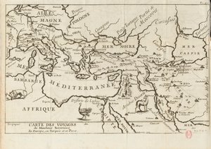 Map of Tavernier