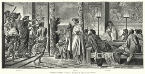 Banquet of Agathon, Ancient Greece, according to Plato by Anselm Feuerbach