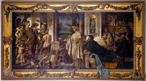 The Banquet (after Plato), second version by Anselm Feuerbach