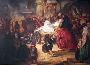 Young Witch is Led to the Stake by Anselm Feuerbach