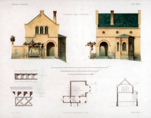 Design for a House in Glienicke, Germany, c1850