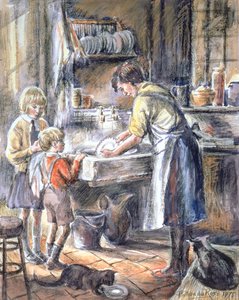Helping with the Washing Up by Anthea Durose
