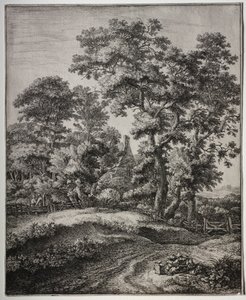 A Mother and Three Children at Rest by Anthonie Waterloo