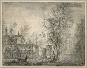 Country House near Utrecht by Anthonie Waterloo