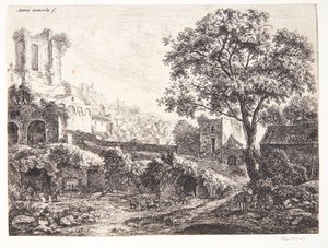 Ruins on the Outskirts of a City by Anthonie Waterloo